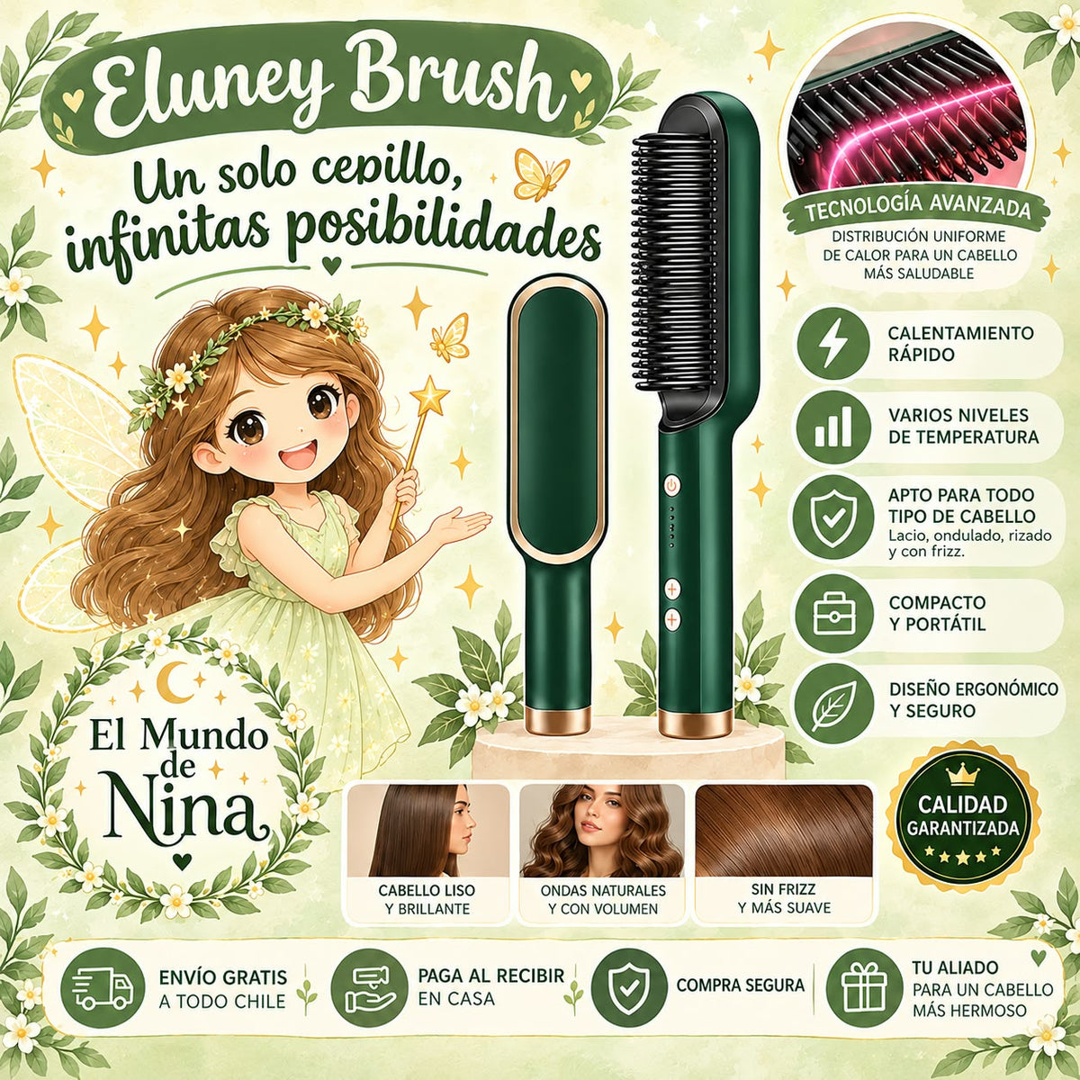 Eluney Brush™ – Cepillo Multifuncional